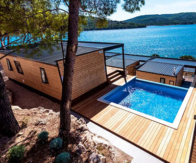 Olivia Green Camping: eko mobilne hišice v Dalmaciji