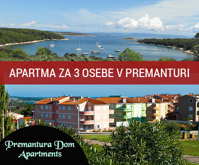 Apartmaji Premantura DOM: apartma za 3 osebe