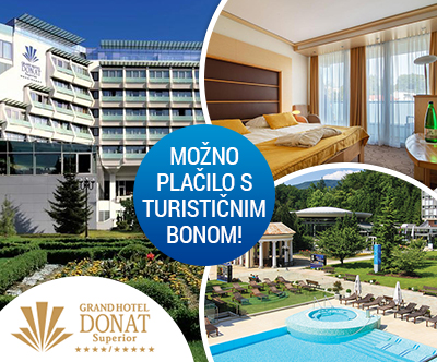 Grand hotel Donat 4*, Rogaška Slatina: turistični bon