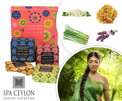 Komplet 4 kakovostnih mil znamke Spa Ceylon 