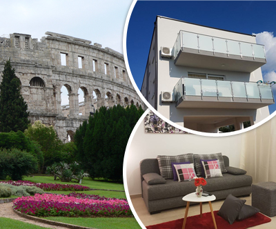 Apartma Brist Hills 4*, Pula: pocitnice v Istri