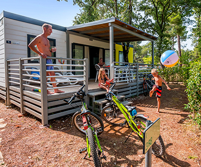 Adriatic Kamp, 4 kampi v Istri: mobilne hiške
