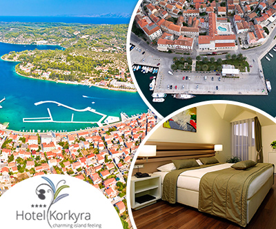 Hotel Korkyra 4*, Vela Luka, Korčula: polni penzion
