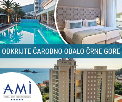 Hotel Ami 5* Petrovac, Budva: 3x nočitev