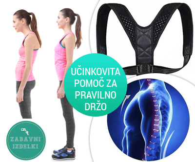 Korektor za pravilno držo, za hrbtenico