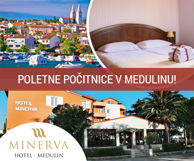 Hotel Minerva 3*, Medulin: 2x nočitev s polpenzionom