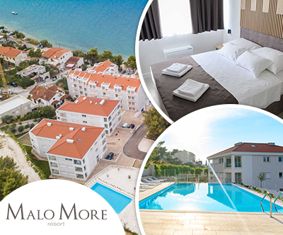Malo More resort 4*, Trogir: apartmaji z bazenom