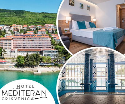Hotel Mediteran 3* Crikvenica, oddih s polpenzionom 