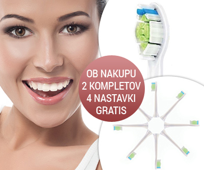 Nastavki za elektricne zobne šcetke FlexCare