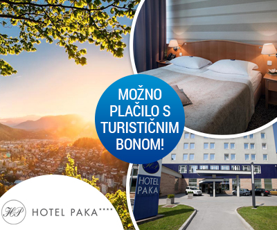 Hotel Paka 4*, Velenje: turistični bon