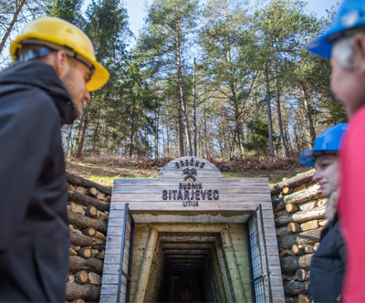 Slastno kosilo in ogled rudnika Sitarjevec