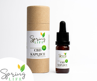 Prehransko dopolnilo 5 % CBD kapljice