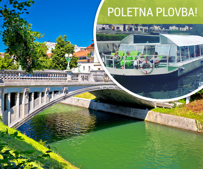 Izlet po Ljubljanici z ladjico Žaba