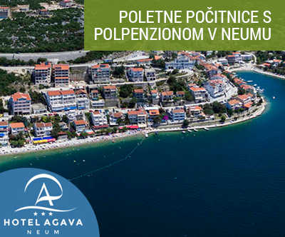 Hotel Agava 3*, Neum: poletni oddih s polpenzionom
