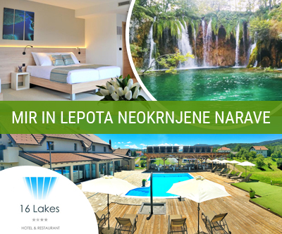 16 Lakes Hotel 4*: čarobni oddih z zajtrkom