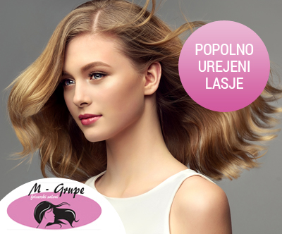 M - Grupe: paket frizerskih storitev z barvanjem