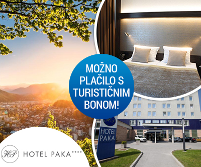 Hotel Paka 4*, Velenje: turistični bon