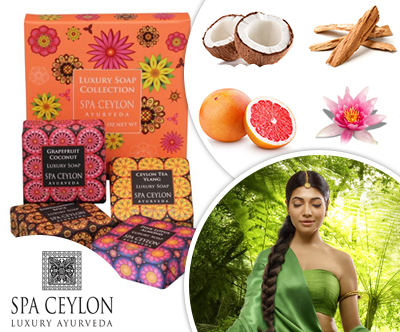 Komplet 4 kakovostnih mil znamke Spa Ceylon 