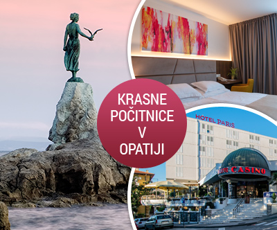 Hotel Paris 4*, Opatija: 2x nočitev s polpenzionom