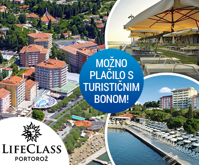 Hoteli Lifeclass 4*, Portorož: turistični bon