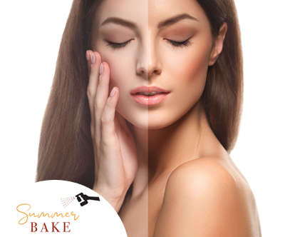 Spray tan telesa + SOS paket, zagorela polt