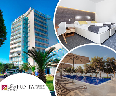 Hotel Punta 4*, Vodice: popoln oddih na morju