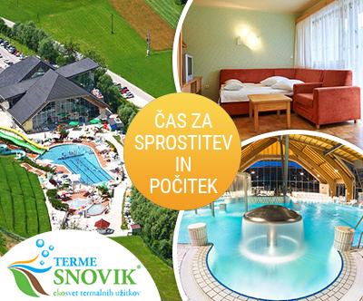 Apartmajsko naselje Terme Snovik 4*