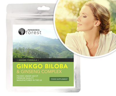 Ginko Biloba & Gineng complex, 2x 60 tablet + darilo