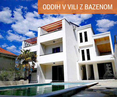 Apartmaji STAR 3*, Biograd na Moru: vila z bazenom