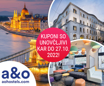 A&O hostel, Budimpešta: super cena za 3-dnevni oddih 
