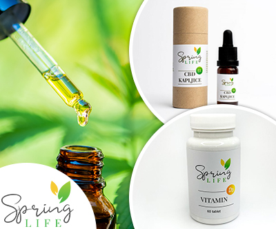 Prehransko dopolnilo 5% CBD kapljice, Vitamin D3