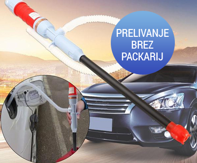 Baterijska crpalka za popoln prenos tekočine
