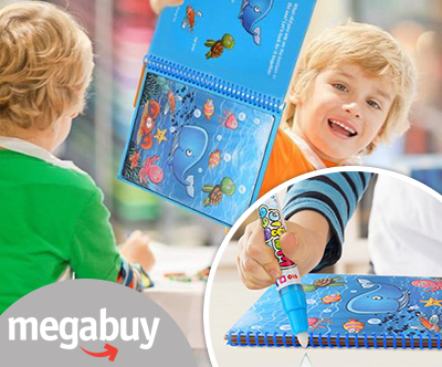 Komplet 3 magičnih pobarvank MagicWaterBook
