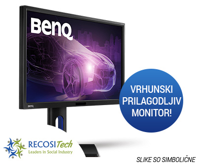 Obnovljen 24-palčni računalniški monitor BenQ BL2410