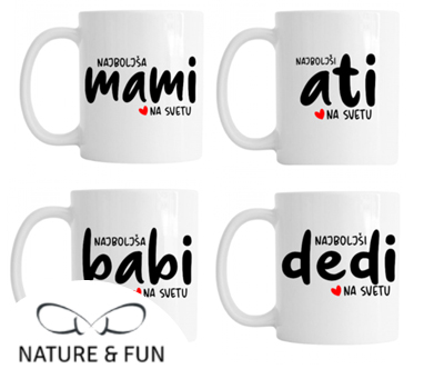 Čudovita keramična skodelica (330 ml) z motivom po izbi