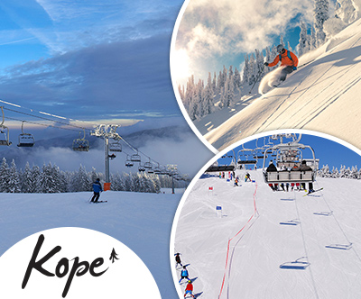 Lukov dom, Kope: boom vikendi, smučanje