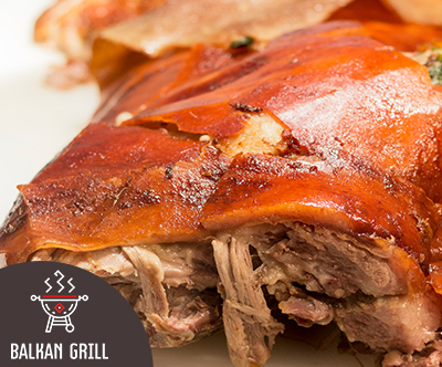 Pečenjara Balkan Grill: pečen odojek, kupon za hrano