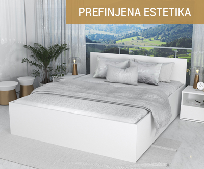 Vrhunska postelja Eco Style z letvenim podom