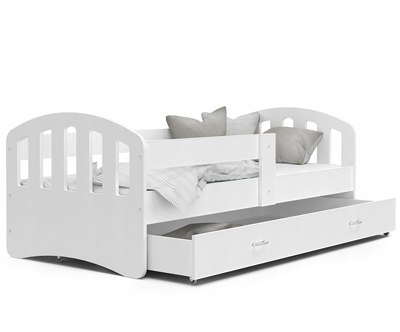 Otroška postelja Happy Premium s posteljnim predalom