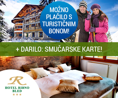 Hotel Ribno 3* Bled: oddih smučarskimi kartami