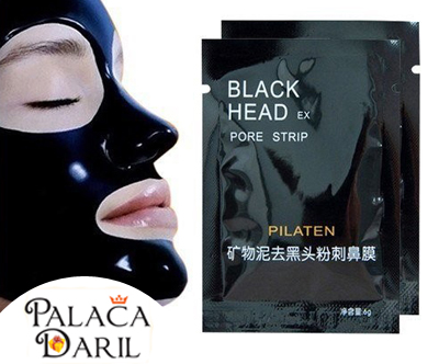 Paket 5 crnih mask Pilaten (po 6 g) za obraz