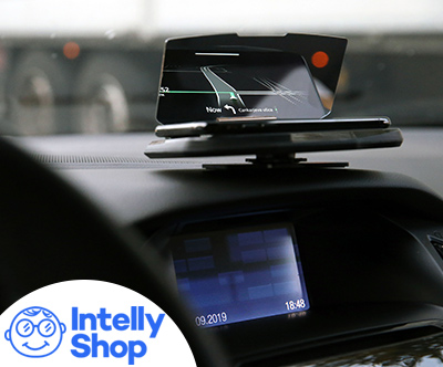 HUD zaslon Intelly, ki pametni telefon spremeni v GPS