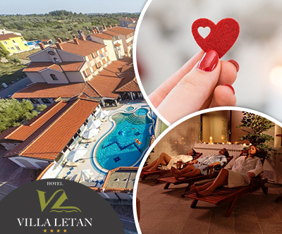 Hotel Villa Letan 4*, Vodnjan: valentinov oddih