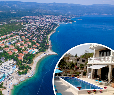 Apartmaji Villa Vera, Novi Vinodolski: vila z bazenom