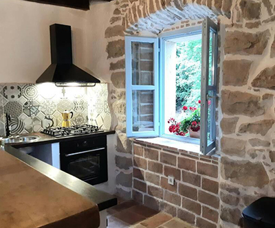 Villa Kotli Stone House: oddih za 7 oseb
