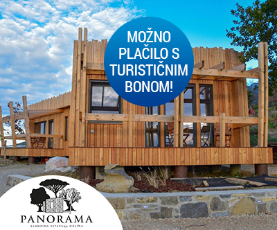 Panorama glamping Vipavska dolina: turistični bon