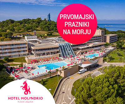 Hotel Molindrio 4*, Poreč: prvomajske počitnice