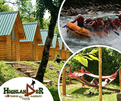 Kamp Highlander: adrenalin rafting na biserni reki Tari