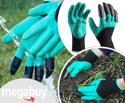 Vrtne rokavice Gardenstar s plastičnimi kremplj