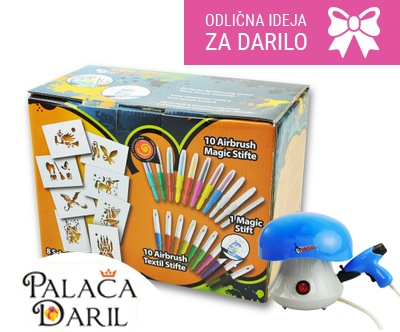 Graffiti airbrush set za ustvarjanje